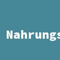 Nahrungsergänzungsmittel