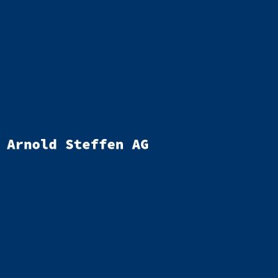 Manufacturer: Arnold Steffen AG