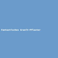 Fantastisches Granit-Pflaster