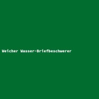 Weicher Wasser-Briefbeschwerer