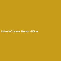 Unterhaltsame Marmor-Mütze