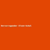 Hervorragender Eisen-Schal