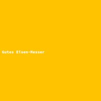 Gutes Eisen-Messer