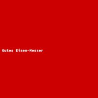Gutes Eisen-Messer
