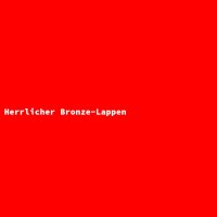 Herrlicher Bronze-Lappen
