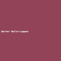 Harter Wolle-Lappen