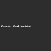 Eleganter Aluminium-Schal