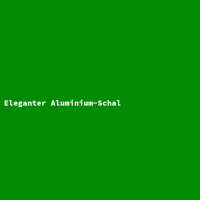 Eleganter Aluminium-Schal