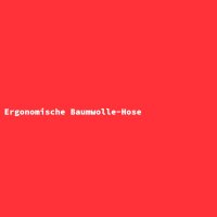 Ergonomische Baumwolle-Hose