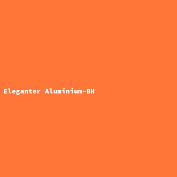 Eleganter Aluminium-BH