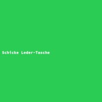 Schicke Leder-Tasche