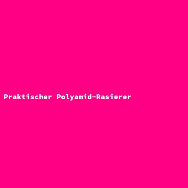 Praktischer Polyamid-Rasierer