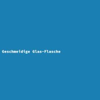Geschmeidige Glas-Flasche
