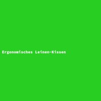 Ergonomisches Leinen-Kissen